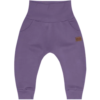 Tepláčky Baggy zateplené - Fialová Velikost: 86