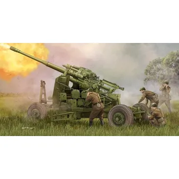 Plastikový model Soviet 100mm Air Defense Gun KS-19M2 - Trumpeter 02349