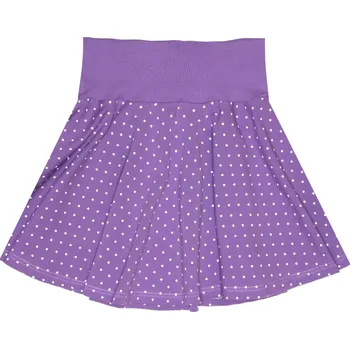 Dívčí sukně Sukně kolová - Puntík fialková Velikosti sukně: 98