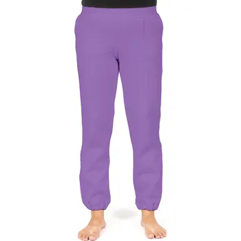 Dámské zateplené tepláky - Fialová Velikost: XL