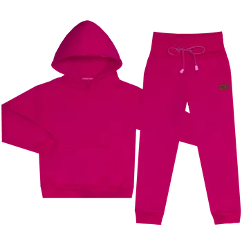 Tepláková souprava zateplená - Fuchsie Velikost: 122