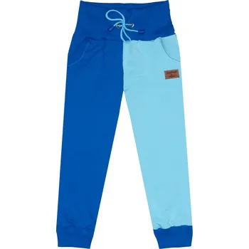 Kojenecké oblečení Tepláčky s kapsou - Duo modré Velikost: 98