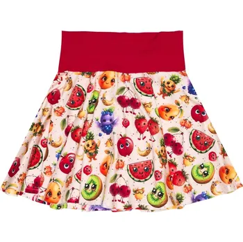 Dámská sukně Sukně kolová - Ovoce Velikosti sukně: 134