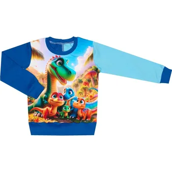 Mikina bez kapuce - Dinosauří rodinka Velikost: 92