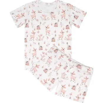 Pyžamo krátký rukáv ŽEBRO - Zvířátka Velikost: 86