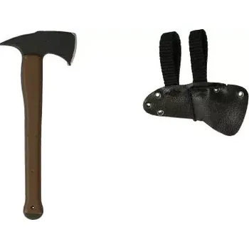 Doplněk k figurce Zbraň pro 1/6 figurky Combat Axe with Leather Sheath