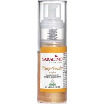 Třpytky v rozprašovači zlatá 10g - Saracino | Cukrářské potřeby