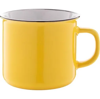 Woodstock retro hrnek, žlutá