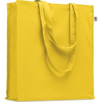 Nákupní taška z bio bavlny - BENTE COLOUR, žlutá