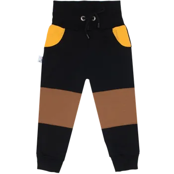 Tepláčky s kapsou - TRIO Black Velikost: 110