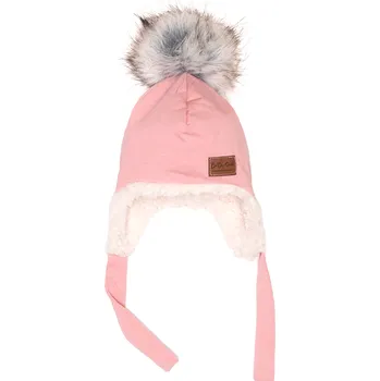 Čepice Ušanka - Starorůžová Velikost: XS