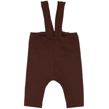 Tříčtvrťáčky ŽEBRO s traky - čokoládová Velikost: 104