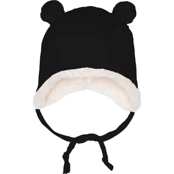 Čepice Čepička s oušky zimní - Černá Velikost: XXS