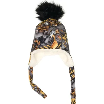 Čepice Ušanka - Stavba tmavá Velikost: XXS