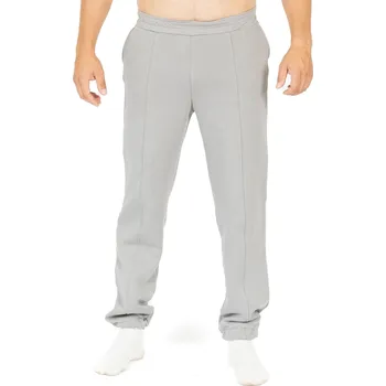 Pánské zateplené tepláky - Šedá Velikost: M