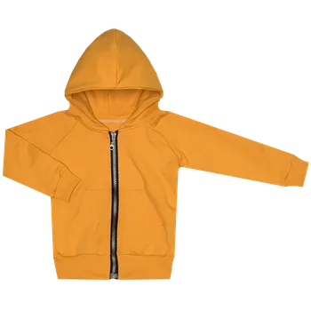 Mikina na zip Basic - Medová Velikost: 128