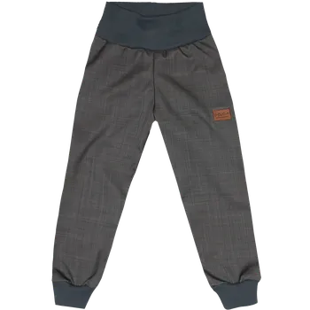 Chlapecké kalhoty Softshellové kalhoty basic jaro/podzim - Tmavě šedé Velikost: 116