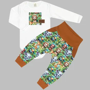 Komplet - Bodyčko a tepláčky ZOO Velikost: 86