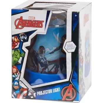 Gadget Marvel Noční světlo s válcovým projektorem měnící barvu Avengers