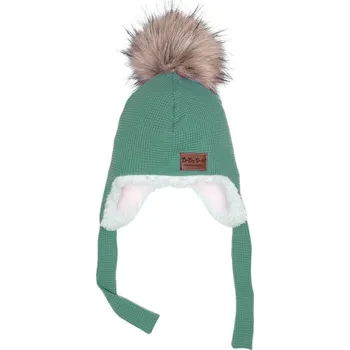 Čepice Ušanka VAFLE - Minerál s beránkem Velikost: L