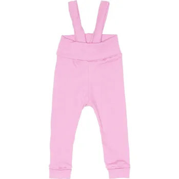 Tepláčky s traky ŽEBRO - světle růžová Velikost: 86