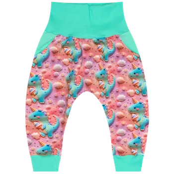 Tepláčky Baggy - DINO se zmrzlinou Velikost: 62