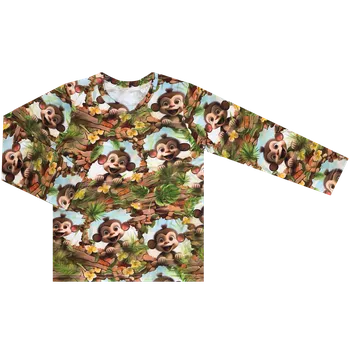 Pánské tričko Tričko dlouhý rukáv - Opičky Velikost: 140