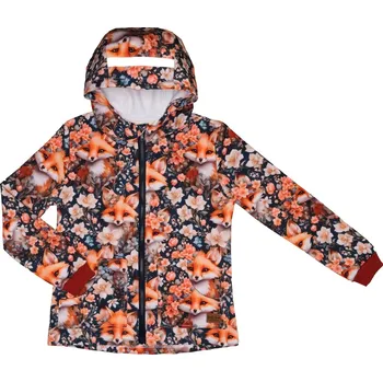 Softshellová bunda s fleecem - Lišky Velikost: 134