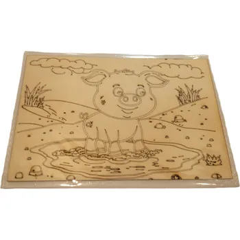 omalovánky Dary dřeva Omalovánka-prasátko