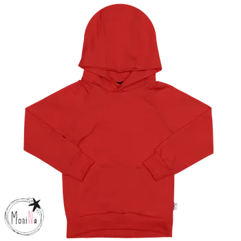 Dámská mikina Dámská mikina s kapucí Basic červená Velikost: M, Druh: klasik