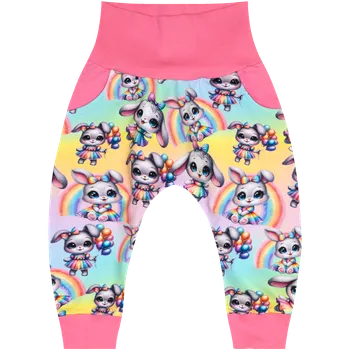 Tepláčky Baggy - Králíčci Velikost: 110