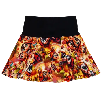 Dívčí sukně Sukně kolová - Berušky Velikosti sukně: 158