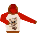 Mikina s kapucí - Kočička Velikost: 104