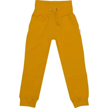 Tepláčky s kapsou - Basic medová Velikost: 98