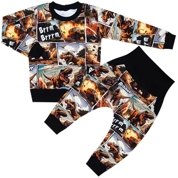 Tepláková souprava - Dino komiks (bez kapuce) Velikost: 62