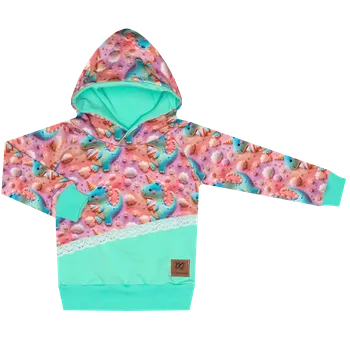 Mikina s kapucí - DINO se zmrzlinou Velikost: 68