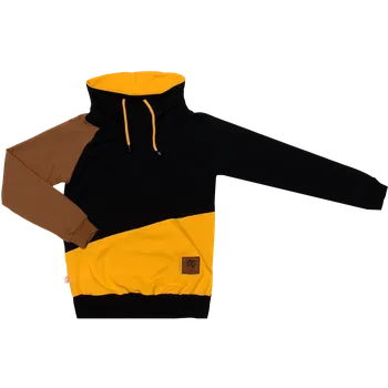 Mikina se stojáčkem - BLACK Velikost: 122