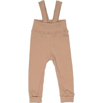 Kojenecké oblečení Tepláčky s traky ŽEBRO - béžová Velikost: 62