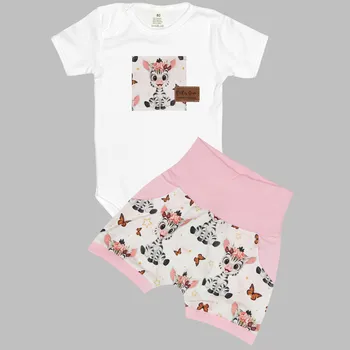 Komplet - Bodyčko a kraťásky Zebry Velikost: 92