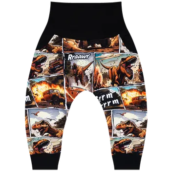 Kojenecké oblečení Tepláčky Baggy - Dino komiks Velikost: 116