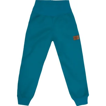 Softshellové kalhoty basic s fleecem - Petrolej Velikost: 98