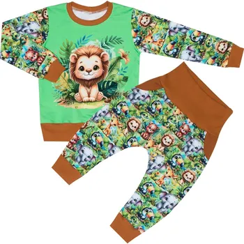 Tepláková souprava - ZOO se lvíčkem (bez kapuce) Velikost: 86