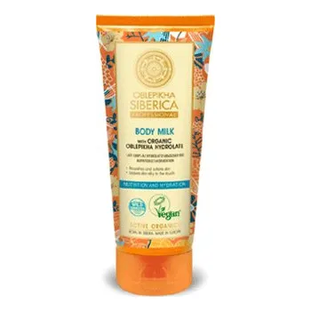 Tělové mléko Natura Siberica Rakytníkové tělové mléko Siberica 200ml