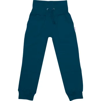 Tepláčky s kapsou - Basic petrolej Velikost: 86