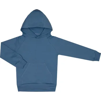 Mikina s kapucí - Basic modrošedá Velikost: 68