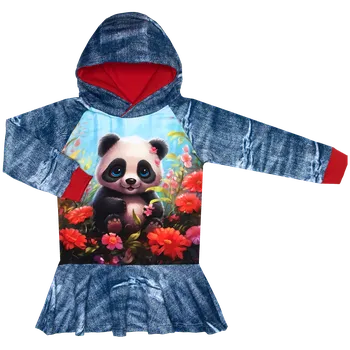 Mikinošaty s kapucí Panda jeans Velikost: 128