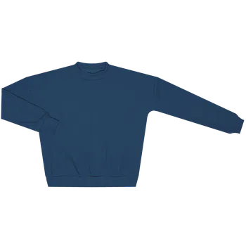 Mikina ŽEBRO bez kapuce - petrolej Velikost: 74