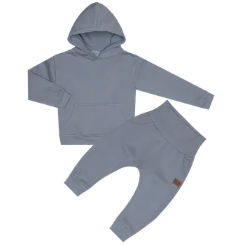 Tepláková souprava zateplená - Šedá Velikost: 98