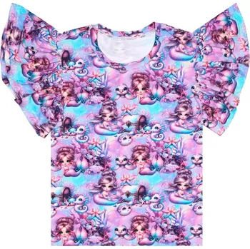 Tričko s volánky - Mořská panna Velikost: 104