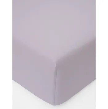 Prostěradlo Mušelínové prostěradlo Alexia 180 x 200 cm - lila